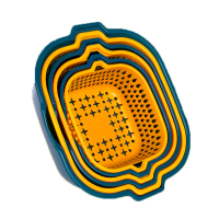 ราคา ตะกร้าล้างผัก ตะกร้าล้างผักผลไม้ ตะกร้าระบายน้ำ กะละมังล้างผัก ตะกร้าในห้องครัว 2ชั้น ระบายน้ำได้ดี ใช้งานสะดวก EVES DAMS (18962623293)