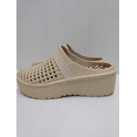 ราคา รองเท้ายาง ส้นเปิด ส้นสูง 2 นิ้ว เบอร์ 36 41 เบา ลุยน้ำ สวมสบาย ลำลอง ใช้ได้หลายโอกาส สีชมพู สีน้ำตาลอ่อน สีครีม สีเทา (5550836558)