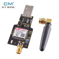 ราคา diymore SIM800C USB To GSM GPRS โมดูลไร้สาย Quad Band 850 900 1800 1900MHz CH340T ชิป USB รองรับ2G 3G 4G ซิมการ์ดการสื่อสาร USB SMS การส่งข้อมูลพร้อมเสาอากาศ (16466153519)