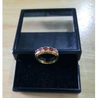 ราคา แหวนทองเหลือง แหวนทองเหลืองมีพลอยประดับ แหวนพลอยประจำวันเรียบๆ BR 28 (17753555549)