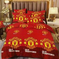 ราคา 4 ลาย ผ้าปูที่นอนแมนยู ผ้านวมลายแมนยู Manchester United 6 ชิ้น ได้ครบเซ็ท มีทุกขนาด (15468610975)