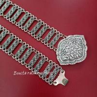 ราคา เครื่องประดับชุดไทยล้านนา สีเงินรมดำ ชุดเซ็ท WB02 (16420404498)