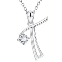 ราคา Frascati A Z เริ่มต้นตัวอักษรตัวอักษรจี้สร้อยคอ เงินแท้ 925 (1700008365)