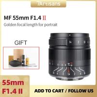 ราคา 7artisans 7 artisans 55mm F1 4 II เลนส์รูรับแสงขนาดใหญ่ สำหรับ Sony E A7sii A6600 Canon EOS M Fuji XF Macro4 3 Nikon Z Z9 7 Artisans (13016079358)