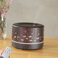 ราคา Aroma Diffuser Air Humidifier เครื่องกระจายกลิ่นหอม500ml เครื่องเพิ่มความชื้น เครื่องพ่นไอน้ำ โคมไฟ LED aroma diffuser เครื่องฟอกอากาศOcean Classic style (17575747739)