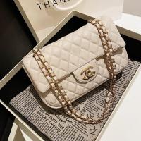 ราคา กระเป๋าสะพายสายโซ่รมดำ โซ่ทอง10นิ้ว สไตล์ชาแนเก็บโค้ดส่วนลดส่งฟรี รหัส201 (21290753376)