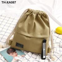 ราคา กระเป๋าเป้สะพายหลัง Drawstring ผู้หญิงผ้าใบกระเป๋านักเรียนนักเรียนชายกีฬากระเป๋าเล็กกระเป๋าเกาหลีกระเป๋าเป้สะพายหลัง Drawstring (20862417595)