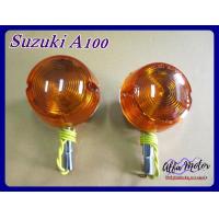 ราคา FRONT TURN SIGNAL WINKER SET 2 PCS PLASTIC BODY Fit For SUZUKI B100P B102 B105 A100 AC100 ชุดไฟเลี้ยวหน้า 2 ชิ้น บอดี้พลาสติก (10137548298)