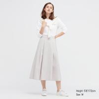 ราคา หิ้วจากช็อปแท้ uniqlo เสื้อยืดสำหรับสาวๆ ผ้าคอตตอนแขนยาว สีพาสเทล สีสันสดใสจ้า (15581541826)