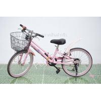ราคา จักรยานแม่บ้านญี่ปุ่น ล้อ 20 นิ้ว มีเกียร์ สีชมพู จักรยานมือสอง (20177584012)