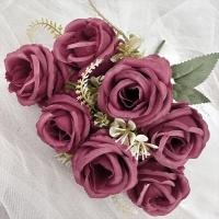 ราคา ดอกไม้ปลอม ดอกไม้ประดิษฐ์ กุหลาบปลอม ดอกกุหลาบปลอม ตกแต่งดอกไม้ ดอกไม้ประดิษฐ์ดอกกุหลาบ Rose 11 ชิ้น (21340499075)