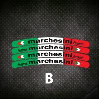 ราคา ใหม่ สติกเกอร์ขอบล้อ 3M Oracal marchesini สะท้อนแสง 12แบบ ชุด4ชิ้น 8ชิ้น สำหรับล้อ12นิ้ว 14นิ้ว 17นิ้ว (11467166504)