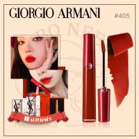 ราคา สี 405 แถมกล่องเซ็ท น้ำหอมคละแบบ2 ชิ้น ลิปสติกGIORGIO ARMANI LIP MAESTRO ลิปมาเอสโตร ซาตินใหม่ล่าสุด แท้100 (19429183542)