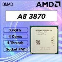 ราคา หน่วยประมวลผลชุด A8 AMD 3 0GHz สถาปัตยกรรม K10 Core 32 Nm 4 Core 4เธรด A8 CPU 3870 (20637748243)
