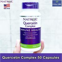 ราคา เควอซิทิน วิตามินซี Quercetin Complex Plus Vitamin C 500mg 50 Capsules Natrol For Immune Health (6404682577)