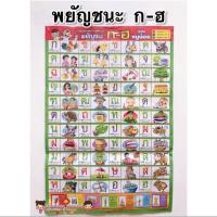 ราคา โปสเตอร์ก ไก่ม่วงขาว สติกเกอร์ ภาษาไทยเบื้องต้น กขค ก ไก่ ก ฮ เสริมพัฒนาการ เตรียมอนุบาล อนุบาล นิทานอีสป สูตรคูณ (16468207928)