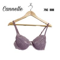 ราคา Cannelle เสื้อชั้นในลูกไม้แน่น ๆ ของใหม่ สายปรับได้ ด้านหลัง 3 ตะขอ สีชมพูกะปิใส่ขับผิวดีมาก (20387598199)