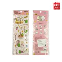 ราคา Miniso สติ๊กเกอร์แบบนูน 3D ของตกแต่งสติ๊กเกอร์ Ratora Series 3D Epoxy Stickers (20126153880)