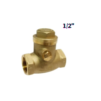 ราคา SANWA เช็ควาล์วสวิง swing check valve สีทองเหลือง ขนาด 1 2 3 4 1 นิ้ว รุ่น CV25 (18744196311)