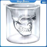 ราคา MegaChoice 100 Original hiazhilv Crystal Skull Head Vodka Shot Whiskey Wine Drinking Glass Decanter Cup Faddish (21176064407)