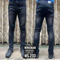 ราคา กางเกงยีนส์ขาเดฟยืด สกินนี่ เป้ากระดุม WS 233 (20616308553)