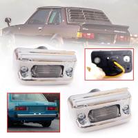 ราคา ไฟส่องป้ายทะเบียน ไฟส่องส่องป้ายรถยนต์ รุ่น โตโยต้า โคโรล่า TOYOTA COROLLA KE70 DX ปี 1979 1987 ดวงเล็ก สีโครเมี่ยม 2 ดวง (8970598183)