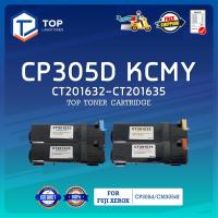 ราคา TOP TONER LASER หมึกเทียบเท่า CP305 305 CP 305 305BK 305C 305M 305Y CT201632 5 FOR Fuji Xerox XEROX CP305d CM305df (20743555624)