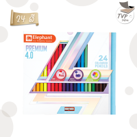 ราคา Elephant สีไม้ Color Pencil Premium 4 0 ตราช้าง ดินสอสีไม้ แท่งยาว รุ่นพรีเมี่ยม 4 0 1 กล่อง (17549934693)