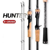 ราคา คันเบ็ด HUNTER ยาว6 7 ฟุต X CROSSทั้งคัน เวท6 128 17LB (20357193820)