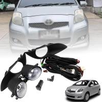 ราคา ไฟตัดหมอก ไฟสปอร์ตไลท์ รุ่น โตโยต้า ยาริส TOYOTA YARIS ปี 2009 2011 พร้อมครอบ สีดำ และชุดสายไฟ 1 ชุด (6118860111)