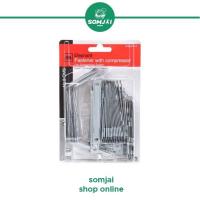 ราคา Elephants ตราช้าง ลิ้นแฟ้มสีเงินระยะห่างระหว่างรูเจาะ 8 cm บรรจุ 50 ชิ้น รุ่น 905 (14270754994)