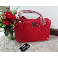 ราคา Chanel Geniune leather red handbag (1491618476)