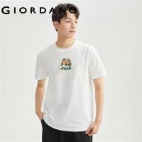 ราคา GIORDANO Men Cool Play Series T Shirts Cute Fox Print Tee 100 Cotton Crewneck Short Sleeve Fashion Casual Tshirts 91094002 (21348456235)