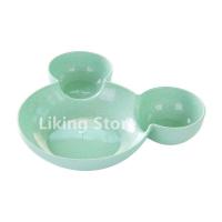 ราคา LikingStore ชามข้าว 3 หลุม ผลิตจากฟางข้าวสาลี ชามข้าวสาลี จานมิกกี้ จานใส่อาหารรูปมิกกี้ จานใส่อาหาร มี3หลุม (19979318120)