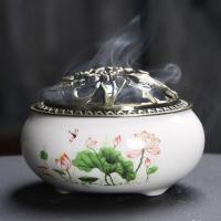 ราคา กระถางธูปไม้จันทน์ กระถางธูปจุดธูปขด ธูปขดไม้จันถางธูปเซรามิก เตากำยาน ที่วางกำยาน กระถางธูปสร้างสรรค์ (5927590920)