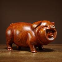 ราคา ไม้แกะสลักหมูนำโชคตั้งโชว์หนึ่งคู่ไม้มะเกลือไม้แท้หมูนำโชคปีนักษัตรหมูน้อยสัตว์ตกแต่งห้องนั่งเล่นของขวัญงานฝีมือ (15634887747)