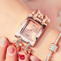 ราคา นาฬิกาควอทซ์แฟชั่นชุบด้วยไฟฟ้า G D นาฬิกาสตรีสองสายสำหรับยุโรปและอเมริกา G0230 (15911228634)