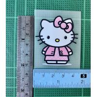 ราคา ตัวรีดติดเสื้อ Hello kitty 2 แผ่นฟิมล์รีดร้อน อาร์มติดเสื้อ DIY คิตตี้ (12657529555)