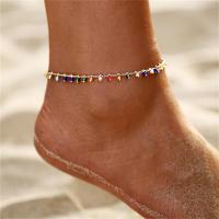 ราคา ใหม่สีสันลูกปัดปลาดาวตา Anklets สำหรับผู้หญิงชายหาดกำไลข้อเท้าขาสร้อยข้อมือแฮนด์เมดโบฮีเมียนเท้าโซ่ Boho เครื่องประดับรองเท้าแตะของขวัญ (13498950396)