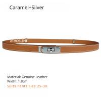 ราคา Kelly เข็มขัดหนังแท้สำหรับผู้หญิงพร้อมกล่องของขวัญเข็มขัดสีดำสำหรับชุดเดรสคุณภาพสูงหนังวัวแท้สายคาดเอวของขวัญเครื่องประดับแฟชั่นสำหรับผู้หญิง (20694283814)