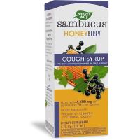 ราคา Natures Way Sambucus HoneyBerry Cough Syrup แบล็คเอลเดอร์เบอรรี่ น้ำผึ้งออร์กานิค (19528499330)