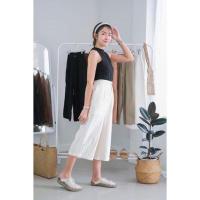 ราคา กางเกงผ้าฝ้ายขาตรง 5 ส่วน (19387634633)