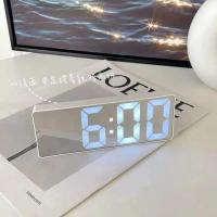 ราคา HOT NEW นาฬิกา LED BedsideDigital นาฬิกาปลุกตั้งโต๊ะโต๊ะเลื่อนฟังก์ชั่น USB ปลุกนาฬิกาปลุกดิจิตอล (16102247799)