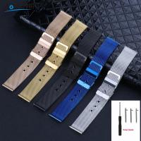 ราคา Aotelayer 18มิลลิเมตร20มิลลิเมตร22มิลลิเมตรสแตนเลสด่วนที่วางจำหน่ายโลหะ Milanese สายนาฬิกาข้อมือสำหรับ Galaxy Watch 3 4สำหรับเกียร์ S2 S3 S4สายนาฬิกาข้อมือหัวแบนสากลขาหัวเข็มขัดสาย (16282859431)