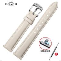 ราคา ใช้แทน สายนาฬิกา สายนาฬิกาหนังแท้ COACH สายนาฬิกาผู้หญิง boyfrien ชั้นบนสุดสายหนังวัว 12 มม 20 มม (18981536581)