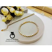 ราคา สร้อยข้อมือประดับเพชรcz B152 ตัดไซส์ฟรี เพชรcz สร้อยข้อพลอย สร้อยข้อมือพลอย พลอยมงคล พลอยแดง สร้อยข้อมือพลอย (13134610061)