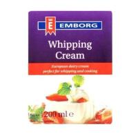 ราคา Emborg Whipping Cream 200ml Frozen Fresh Shipping (21295573330)