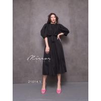 ราคา ป้าย Mirrorsister 21014 5 เดรสตัวเก๋ ช่วงบนเป็นแขนพอง มีสายให้ผูกที่เอวเพื่อความเข้ารูป ช่วงล่างเป็นกระโปรงทรงหางปลา (17412236998)
