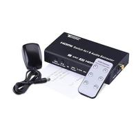ราคา 4 x 1 HDMI Switch with Audio Out Optical SPDIF Coaxial RCA L R 4 Port HDMI Switcher Box Selector Audio Extractor Splitter with IR Remote Supports 4Kx2K ARC Full 3D (309999763)