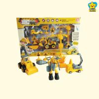 ราคา StarKids รถทำถนน รถเจาะ รถบดถนน รถก่อสร้างถนน รถสามารถถอดอะไหล่ได้ พร้อมอุปกรณ์ครบครัน (17714618466)